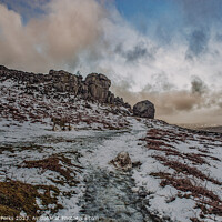 Buy canvas prints of Snow days Ilkley Moor by Richard Perks