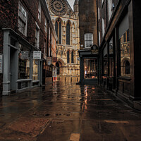 Buy canvas prints of York Minster reflections by Richard Perks