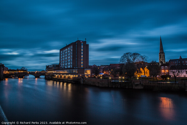 Ouse Bridge - York at daybreak Picture Board by Richard Perks