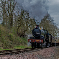 Buy canvas prints of Great Western Lady of Legend steaming in the wood by Richard Perks