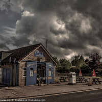 Buy canvas prints of Scripps Garage, Aidensfield - Heartbeat Country by Richard Perks