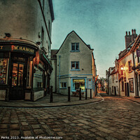 Buy canvas prints of Yorkshire Cobbles in Whitby by Richard Perks