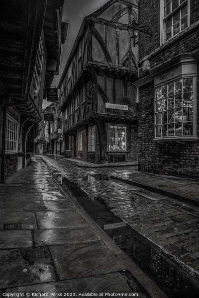 The Shambles - York Picture Board by Richard Perks