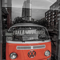 Buy canvas prints of VW city Reflections by Richard Perks