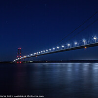 Buy canvas prints of Star lights on the Humber by Richard Perks