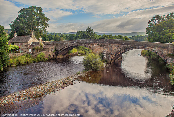 Bolton Abbey Bridge over the Wharfe  Picture Board by Richard Perks
