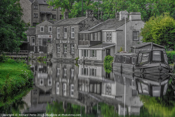 Peaceful Sunday on the canal -Rodley Leeds Picture Board by Richard Perks