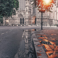Buy canvas prints of York Minster Reflections by Richard Perks