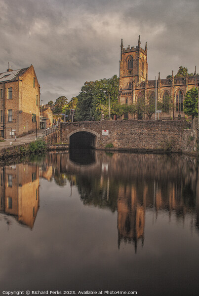 Christ Church Sowerby Bridge Picture Board by Richard Perks