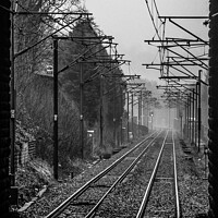 Buy canvas prints of Under the wires by Richard Perks