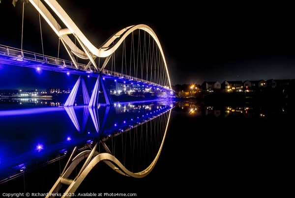 Infinity Bridge Reflections Picture Board by Richard Perks