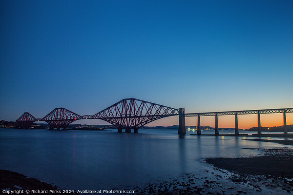 Dawn on the Firth of Forth Picture Board by Richard Perks