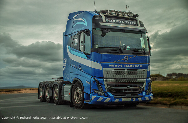 Volvo Globetrotter Truck Picture Board by Richard Perks