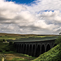Buy canvas prints of Garsdale viaduct by Richard Perks