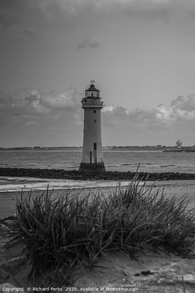 New Brighton lighthouse Picture Board by Richard Perks