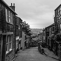 Buy canvas prints of down the street by Richard Perks