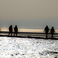 Buy canvas prints of people at West Kirby  by Richard Perks