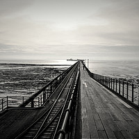 Buy canvas prints of All along the pier by Richard Perks