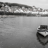 Buy canvas prints of fishing boat at Staithes by Richard Perks
