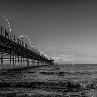 Buy canvas prints of Southport pier by Richard Perks