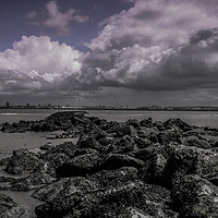 Buy canvas prints of Clouds over Liverpool by Richard Perks