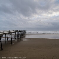 Buy canvas prints of Storm over Saltburn by Richard Perks
