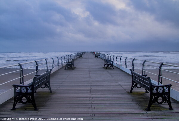Take a seat at Saltburn Picture Board by Richard Perks