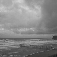 Buy canvas prints of Wild and Rugged Saltburn by Richard Perks