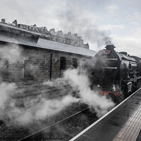 Buy canvas prints of Letting off steam by Richard Perks