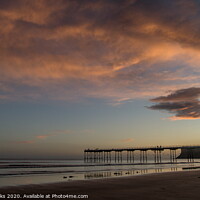 Buy canvas prints of Early morning Clouds - Saltburn on Sea by Richard Perks