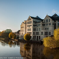 Buy canvas prints of River Ouse reflections by Richard Perks