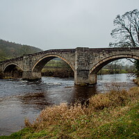 Buy canvas prints of Bridge over the River Wharfe by Richard Perks