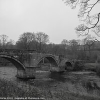 Buy canvas prints of River Wharfe at Barden by Richard Perks