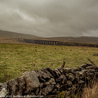Buy canvas prints of Storm brewing over Ribblehead by Richard Perks