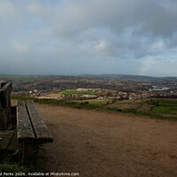Buy canvas prints of Looking over Huddersfield by Richard Perks