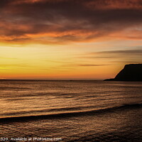 Buy canvas prints of Scarborough Silhouette by Richard Perks