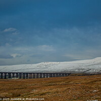 Buy canvas prints of Ribblehead in the snow by Richard Perks