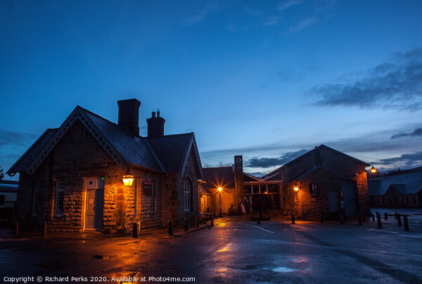Hawes Railway Station at Dawn Picture Board by Richard Perks