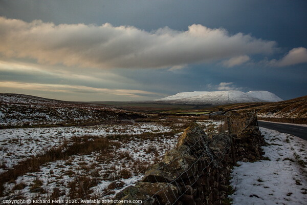 Clouds over  Ingleborough Picture Board by Richard Perks