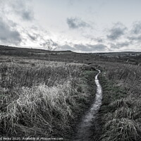 Buy canvas prints of A path to Baildon Moor by Richard Perks