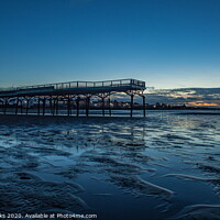 Buy canvas prints of Lytham St Anne`s Pier by Richard Perks