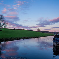 Buy canvas prints of Moored up on the Leeds Liverpool canal by Richard Perks