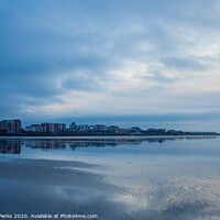 Buy canvas prints of Lytham St Anne reflections by Richard Perks