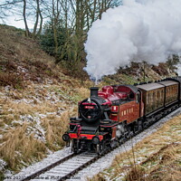 Buy canvas prints of Steaming on the Worth Valley by Richard Perks