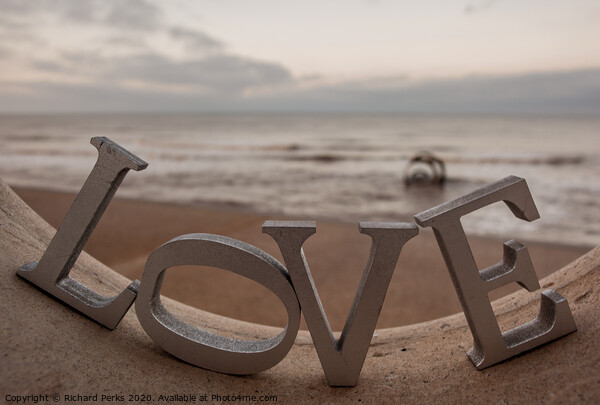 Love in Cleveleys Picture Board by Richard Perks