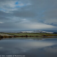 Buy canvas prints of Snow on the hills in Yorkshire Dales by Richard Perks