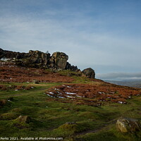 Buy canvas prints of Winter day on Ilkley Moor by Richard Perks