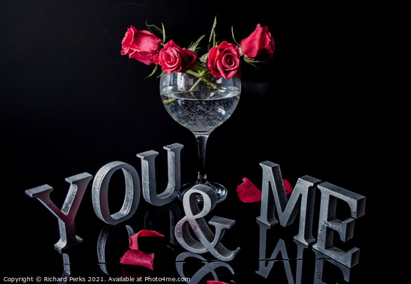 You n Me Valentine Picture Board by Richard Perks