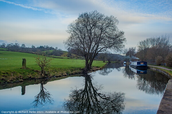 Spring is springing on the canal at Rodley Picture Board by Richard Perks