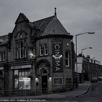 Buy canvas prints of Ilkley Cinema all lit up by Richard Perks